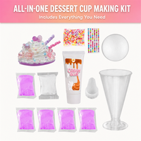 Kit de Bricolage Éducatif pour Enfants OEM avec Crème Decoden – Cadeau de Vacances pour Enfants – Kit de Fabrication de Crème Glacée – Fournisseur