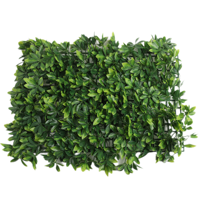 Mur végétal artificiel, panneaux muraux en gazon artificiel, panneaux muraux en feuilles de plantes succulentes, panneaux en plastique pour fond de scène, panneaux en buis pour la décoration de la maison