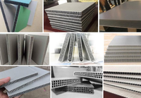 Ligne de production entièrement automatique de coffrage en plastique alvéolaire PP pour modèles de construction 1220x2440mm