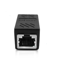 Adaptor Extender kabel Ethernet RJ45 konektor Coupler untuk Cat7 Cat6 Cat5 Cat5e