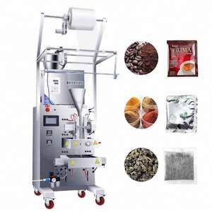 Máquina de envasado de sellado de 4 lados Máquina automática de llenado y envasado de cacahuetes tostados Máquina de envasado de aperitivos - Product Image 1
