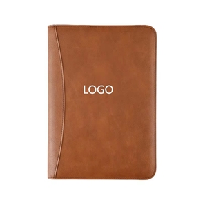 Agenda de Cuero PU Promocional para Negocios, Organizador Multifuncional A6/A5/B5 con Cierre, Cuaderno con Logotipo Personalizado para Gerentes - Product Image 1