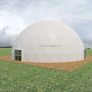 3V 6V design15M 18M 20M 30M restoran kahve yoga sergi çadırı korumalı çadır akrilik Igloo jeodezik büyük kubbe