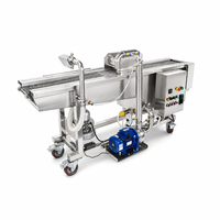 Commerciële chocolade-deposiet-, enrober- en coatingmachine met spuitfunctie, 380V, roestvrijstalen transportband, elektrisch, voor biscuit, snoep en fruit.