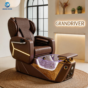 Silla de Pedicura Personalizada al por Mayor <span class=keywords><strong>con</strong></span> <span class=keywords><strong>Masaje</strong></span>, Silla de Pedicura de Lujo para Salón de Belleza, Silla de Manicura y Pedicura <span class=keywords><strong>con</strong></span> Luces - Product Image 2
