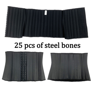 <span class=keywords><strong>Faja</strong></span> Moldeadora de Cintura para Mujer, con 25 Varillas de Acero, Látex, Corsé Reductor, Moldeador de Abdomen, Reductor de Medidas - Product Image 5