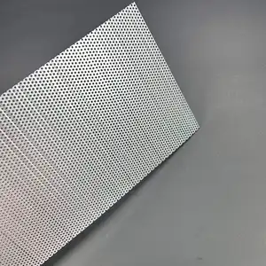 Galvanizado ou alumínio perfurado Metal Mesh Flat Plate arquitetura Micro perfurado furo cilindro filtro produto 4x8 inoxidável