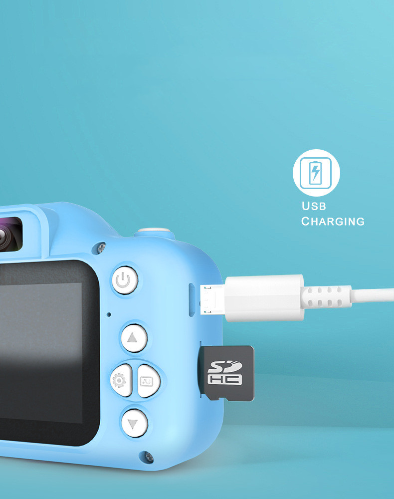 New Children's Wifi Digital Camera Mini Dual Camera High-definition Cartoon Kids Toy Camera