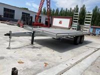 Remorque plate sur mesure fabriquée en Chine, acceptant des dimensions personnalisées en longueur et en largeur pour les remorques de transport et utilitaires