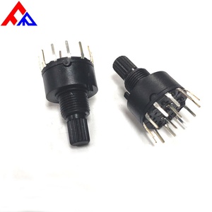 Fournisseur de Commutateurs Sélecteurs Rotatifs à 360 Degrés Sans Arrêt, 1 ou 2 Barres, 2 à 12 Positions, 16mm, DC30V, 500V AC, en Métaux et Plastiques - Product Image 4