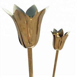 Décoration <span class=keywords><strong>de</strong></span> jardin moderne, feuilles <span class=keywords><strong>de</strong></span> palmier plaquées or, artisanat en métal pour la décoration d'événements <span class=keywords><strong>de</strong></span> mariage - Product Image 6