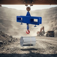 Attache de levage pour chariot élévateur à charge lourde 6600 lb, avec double poche pour fourche et boulons de centrage de sécurité, pour installations industrielles