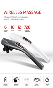 Masajeador <span class=keywords><strong>Dolphin</strong></span> inalámbrico, eléctrico, de mano, cuerpo completo, vibración, martillo de masaje para espalda, pie, cuello, hombros y pierna, cuerpo, nuevo - Product Image 2