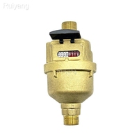 High Accuracy Brass Volumetric Water Meter With Cubic Meter/Galon Unit
