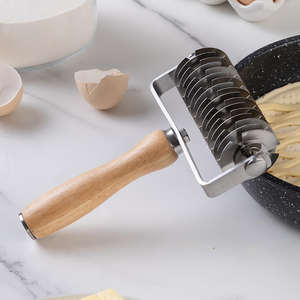 2025 Professional Stainless Steel Baking Pastry <b>Tools</b> Cookie Pie Dough Lattice Roller Shutter Pastry <b>Cutter</b> Pizza Crust - Product Image 4