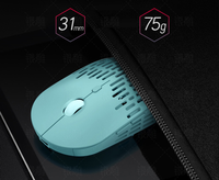 Imice — souris de jeu A6, sans fil, 3 engrenages de DPI, accessoire pour ordinateur PC, à éclairage RGB ajouré, sans fil, pour la maison et le bureau