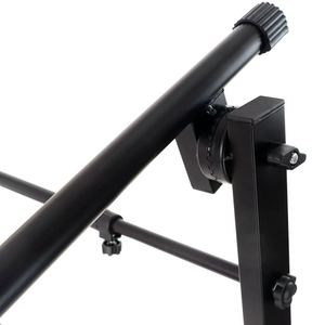 Double Layer X Style <b>Keyboard</b> Stand Heavy Duty Two Tier <b>Electronic</b> Piano Stand Foldable Adjustable Synthesizer Support Rack Logo - Product Image 4