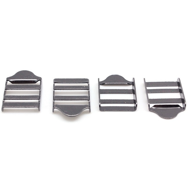 Backpack Metal Ladder Lock Tri-Glide Strap Adjustable Slider Buckle