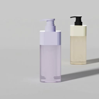 Emballage personnalisé de flacon pompe en PET pour lotion, shampoing, gel douche, contenants cosmétiques 300ml 500ml 720ml