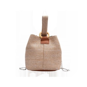 2025 nuova borsa Versatile da spiaggia in paglia a tracolla a forma di nuovo stile alla moda borse da donna - Product Image 1