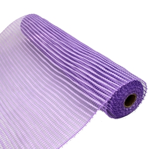 Christmas <strong>Mesh</strong> <strong>Wreath</strong> Supplies Ribbons Gold Foil 53cm #60295 - Product Image 2