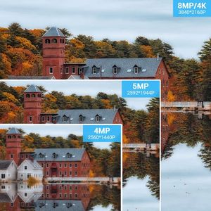 กล้องวงจรปิดแบบกระบอก 8MP สำหรับภายนอกอาคาร รองรับ POE มาตรฐาน IP66 พร้อมเซ็นเซอร์ CMOS มองเห็นในเวลากลางคืน มีไซเรนในตัว และระบบตรวจจับความเคลื่อนไหว ICsee - Product Image 6