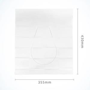 Protège-sièges de toilettes jetables en papier pour salle de bain, hygiéniques et jetables - Product Image 2