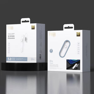 Simple Window Paper <b>Box</b> For Phone Charger & Cable Set, Custom Logo Gift <b>Packing</b> - Product Image 1