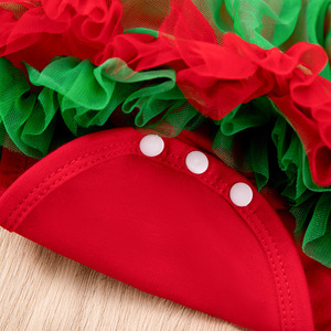 Vendite dirette della fabbrica Cross-Border 4 pezzi di natale pagliaccetto del bambino Set per ragazze cartone animato albero di natale <span class=keywords><strong>abbigliamento</strong></span> per anziani - Product Image 5