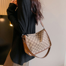 Bolso de Hombro Vintage de Nuevo Estilo para <span class=keywords><strong>Mujer</strong></span>, Bolso Bandolera Casual de Moda, Bolso de Mano Simple de Gran Capacidad para Dama - Product Image 4