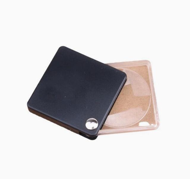 Wholesale 5X Mini Pocket Pu Leather Case Folding Magnifying Glass Foldable 45MM Portable Magnifier