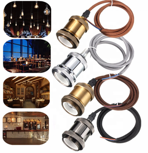 Cordon en aluminium suspendu pour <span class=keywords><strong>luminaire</strong></span> suspendu, kit de support de lampe avec câble sans roseau de plafond - Product Image 3