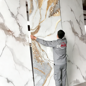 <span class=keywords><strong>Panneau</strong></span> Mural UV Moderne Étanche <span class=keywords><strong>en</strong></span> PVC Effet Marbre <span class=keywords><strong>pour</strong></span> Décoration Intérieure Maison Bureau Chambre et Mur de <span class=keywords><strong>Douche</strong></span> 2700x1200mm - Product Image 1