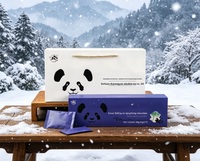 Nouvelle boîte cadeau créative de thé au jasmin mélangé Panda 68g, spécialité du Sichuan, montagne de Qingcheng, boîte cadeau neige