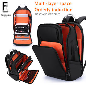 กระเป๋าเป้สะพายหลังกันน้ำสำหรับเดินทางใส่แล็ปท็อป แฟชั่นธุรกิจ โพลีเอสเตอร์ สำหรับผู้ชาย - Product Image 4