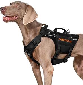 Free Sample High Quality Tactical <b>Dog</b> Chest <b>Harness</b> Multi-adjustable Comfortable to Wear Suitable for Medium and <b>Large</b> <b>Dogs</b> - Product Image 1