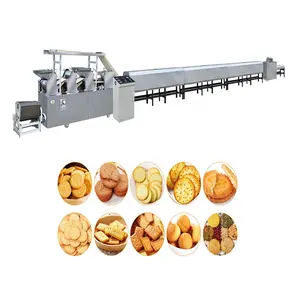 Línea de producción de máquinas para hornear galletas, alta calidad