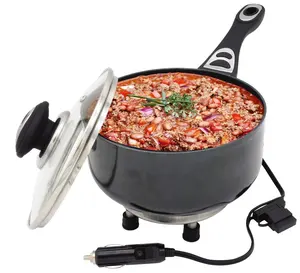 New Design 12V 24V Car Instant Multifunction Electric Hotpot Noodle solar Rice Cooker Pot