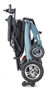 Faltbarer Elektro rollstuhl mit zwei Antrieben-Leichter Elektro stuhl mit heraus nehmbarer Batterie für die Altenpflege - Product Image 3