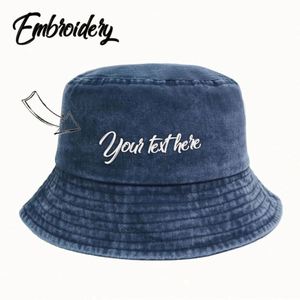 Sombrero de Pescador Personalizado para Mujer, Bordado, Ligero, de Algodón, para Verano, Casual, Ciclismo, Diseño a Mano, para Uso Diario al Aire Libre - Product Image 2