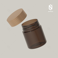 Bouteille en plastique PET de qualité alimentaire de la marque DINGNA pour gélules molles, compléments alimentaires, médicaments solides, impression sérigraphique personnalisée