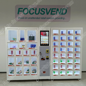 ตู้จำหน่ายสินค้าอัตโนมัติ Focusvend สำหรับหมวกผ้า ของขวัญ ตู้ล็อกเกอร์/ตู้เก็บของ เหมาะสำหรับร้านขายยา/เครื่องสำอาง/เครื่องดื่ม/ขนมขบเคี้ยว - Product Image 1