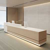 Haut de gamme lumière luxe sans doigt Joint Board bois résistance à la Compression Restaurant Bar comptoir pour les entreprises