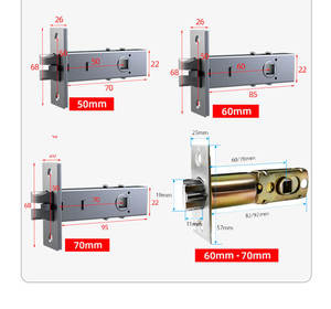 लोकप्रिय डिजाइन TTlock एप्लिकेशन बिजली फिंगरप्रिंट कार्ड कोड संयोजन स्मार्ट दरवाजा ताला जस्ता मिश्र धातु फिंगरप्रिंट दरवाज़ा बंद - Product Image 6