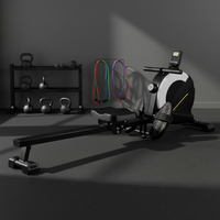 Machine à ramer en fer très vendue, équipement de musculation pour salle de sport intérieure et usage commercial