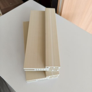 Vendita calda prezzo più economico Wpc foglio di Pvc pellicola Wpc porta telaio materie prime per uso interno porta - Product Image 3