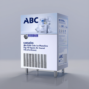 เครื่องทำน้ำแข็งก้อนสี่เหลี่ยม ABE 80A R290 ขนาด 23 กรัม ระบบทำความเย็นด้วยอากาศ 735x615x906 มม. - Product Image 2