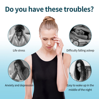Stimulation cérébrale corps masseur oreille Clip insomnie Neurofeedback thérapie aide au sommeil pour l'anxiété Stress CES oreille ceinture de Massage