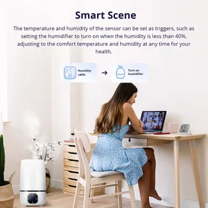 Capteur d'humidité et de température intelligent SONOFF SNZB-02D Zigbee avec écran LCD, fonctionne avec <span class=keywords><strong>Alexa</strong></span> et Google Home via un hub Zigbee - Product Image 5