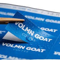 Étiquettes personnalisées pour bouteilles de café VOLMN GOAT - Autocollants en vinyle résistants à l'huile, imperméables et résistants au froid pour la marque de café et de boissons